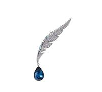 HXFFXHF Broche Micro Set Circón Ramillete De Plumas Abrigo De Mujer Traje Bufanda Botón Accesorios