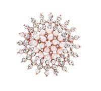 HXFFXHF Broche Rosa de Girasol de Estilo Nacional, no Pierde Color, Accesorios de Ropa, Accesorios de Viento frío de nicho
