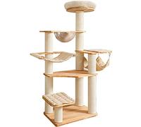HXFFXHF Casas de árbol para Gatos Nido de Escalada para Gatos Macizo Árbol Integrado para Gatos Importado Juguete para Gatos Macizo Compañía Cat Claw Cálido como Siempre