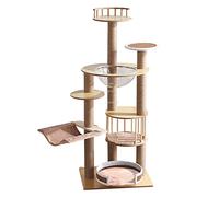 HXFFXHF Casas de árbol para Gatos Rascadores universales para Gatos Accesorios sólidos para Gatos Jaula para Gatos integrada Camilla para Gatos Árbol para Gatos Cálido como Siempre