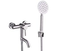 HXFFXHF Cocina de Grifo Oculta 304 Sus Grito Inoxidable de Acero Inoxidable Pearl Bathtub Bathtub Bating Swing Tap homónimo Traje de Ducha Simple Toma un Grifo de Recipiente de Ducha, Grifo de