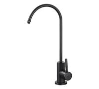 HXFFXHF Cocina Negra Suple out Dos Funciones Fregadero Giratorio de 360 Grados Mezcla de Acero Inoxidable Purificador de Agua Purificador