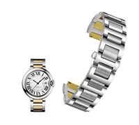 HXFFXHF Correa de reloj de acero inoxidable para Ballon Bleu Series 20 x 12 mm, 18 x 11 mm, 14 x 8 mm, W6920046, correas para mujeres y hombres