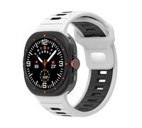 HXFFXHF Correa deportiva de silicona para Galaxy Watch Ultra de 47 mm, correa de dos colores para Galaxy 7 Ultra, sin huecos, Galaxy Ultra 47mm
