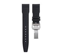 HXFFXHF Correas de Reloj de Cuero y Lona de Nailon, de 20mm a 22mm para IWC Spitfire Mark 18 Portugieser Portofino Pilot IW3777