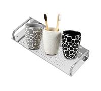 HXFFXHF Estante de baño de baño de baño Exquisito de Ducha de Ducha Estante de baño de Acero Inoxidable, Rejilla de Almacenamiento montada en la Pared Estante de baño de una Sola Capa (Color: 50 cm)