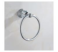 HXFFXHF Estantes de baño estantes flotantes Anillo de Toallas, ángulo Estante de Toalla de baño de Acero Inoxidable Simple, Toalla de Cara montada en la Pared Dorada, Plata para el Almacenamiento del