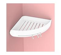 HXFFXHF Estantes de baño estantes flotantes Estantes de Almacenamiento de baño Organizador de Inodoro Bañera Bandeja de la Bandeja de Esquina montada Accesorios de Cocina para el Almacenamiento del
