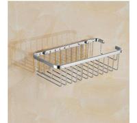 HXFFXHF Estantes de baño exquisitos Caddy Caddy Baño Esquina Estante, Estante de Soporte de Ducha de latón sólido, Canasta de Ducha Cuadrada montada en la Pared Accesorios de baño Accesorios de baño