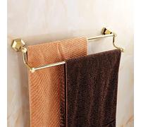 HXFFXHF Estantes de baño exquisitos estantes de baño de baño, Rejilla de Toallas Doradas, Todo el Hardware de baño de Cobre Colgante de Almacenamiento de Toalla de Toalla de Toalla (Color: Polo