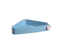 HXFFXHF Estantes flotantes Estante de Almacenamiento de plástico, Estante de Esquina de baño Estante de Almacenamiento, Estante de Almacenamiento de triángulo de tocador de baño Colgante de baño para