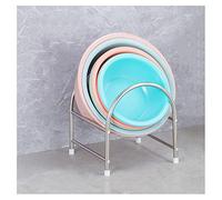 HXFFXHF Estantes flotantes estantes de Almacenamiento de baño, Lavabo de Lavado 2 Capas de Acero Inoxidable Estante de Almacenamiento de la Cuenca del baño del baño del Inodoro Estante de la bañera
