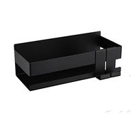 HXFFXHF Exquisitos estantes de baño de baño Caddy de Metal Negro Estante de baño, Estante de Ducha de Acero Inoxidable, no se Requiere perforación, Organizador de la Pared, Estante de baño de champú