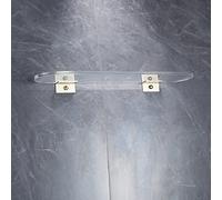 HXFFXHF Exquisitos estantes de baño Luz Moderna de Lujo Gold acrílico acrílico All-Copper Bathroom Mirror Delantero, Organizador de Estante de Almacenamiento cosmético (tamaño: Estante de 50 cm)