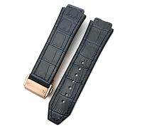 HXFFXHF ForHUBLOT Classic Fusion Universe Big Bang Series - Correa de reloj de piel de vacuno de 25 a 19 mm, pulseras de piel de becerro deportivas para hombres y mujeres, 25-19mm