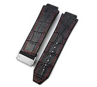 HXFFXHF ForHUBLOT Classic Fusion Universe Big Bang Series - Correa de reloj de piel de vacuno de 25 a 19 mm, pulseras de piel de becerro deportivas para hombres y mujeres, 25-19mm