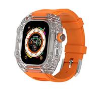 HXFFXHF Funda Protectora para Reloj Ultra 49 mm Mod Kit Series 8 7 6 5 4 SE Correa de Reloj Correa de Reloj Estuche Resistente y Ligero (Color: T, tamaño: Ultra 49 mm)