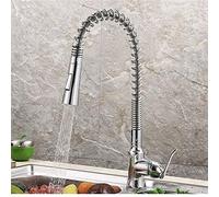 HXFFXHF Grifo de la Cocina del Grifo Banda de Cocina Banda Tres Use Fregadero Grifo Grifo de níquel Alambre de Alambre Cromado Grifo de Primavera Use Agua fría de Agua fría Grifo de Grifo Grifo Grifo