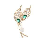 HXFFXHF Intense Greenery Broche Ramillete Moda con Cien con Accesorios Joyería De Mujer