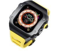 HXFFXHF Kit de modificación de Banda de la Caja de Reloj de Acero Inoxidable con la Serie Apple Watch Ultra 2 49mm, reemplazo de la Caja del Bisel del Marco de Metal a Prueba de Choque.