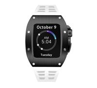 HXFFXHF Kit de modificación de modificación de Lujo Compatible con la Banda de la Banda de Apple Watch 8 45 mm 44 mm Metal Bisel Bisel Store de reemplazo para iWatch 8 7 6 5