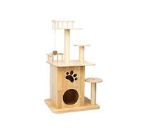 HXFFXHF Marco de Escalada Multicapa para Gatos, Arena para Gatos, Marco para Gatos, Madera Maciza, sisal, Suministros para Gatos de Varias Capas, Juguete