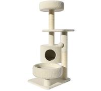 HXFFXHF Marco de Escalada para Gatos con Arena para Gatos Plataforma de Salto Marco para rascar Árbol para Gatos One Villa Marco para tumbarse Creación Multifuncional