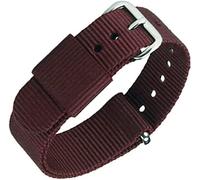 HXFFXHF Mira las bandas de reloj de reemplazo de nylon de nylon premium para hombres y mujeres de reemplazo de reemplazo de la banda de relojes transpirables D-19 mm (Color: B, Tamaño: 22 mm)