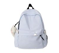 HXFFXHF Mochilas de Mujer para Mujer, Lindas Mochilas de Nailon para Mujer, Bolsas para Libros de Viaje, Mochilas para Ordenador portátil para Mujer (Azul)