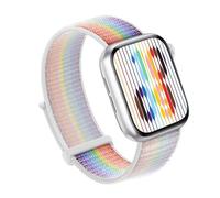 HXFFXHF Para banda 49 mm 45 mm 44 mm 42 mm 41 mm 44 mm 38 mm, mujer Sport Sport Nylon Loop Correa para la serie iWatch Ultra 8 7 6 5 4 3 2 1 SE