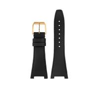 HXFFXHF para IWC Ingenieur Family IW500501 IW378507 Correa de Reloj de Nailon de Alta Densidad Pulsera con Interfaz cóncava Correas de Reloj con Parte Inferior de Cuero de Vaca Resistente al Agua