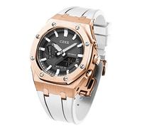 HXFFXHF Para kits de mods GA2100 GA2110, bisel de correa de banda de reloj de metal, accesorios de reemplazo de modificación de reloj colas de plata de oro rosa