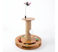 HXFFXHF Taburete, Silla, Plataforma para Saltar para Gatos, Cuerda de sisal, Tabla para rascar, Marco de Escalada para Gatos montado en la Pared, Torre de Pilar de árbol, casa, Juguete para Gatitos