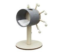 HXFFXHF Torre de árbol para Gatos, Marco de Escalada para Gatos, Marco Grande para Gatos, Garra Redonda, Columna de Garra para Gato, Suministros para Gatos, Torre para Gatos de Interior Vision