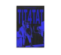 HXHDESIGN Póster de Tate Mcrae-Tit For Tat, impresiones musicales en lienzo para dormitorio, sala de estar, decoración de pared, 30 x 45 cm, estilo sin marco