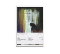 HXHDESIGN Póster de The War On Drugs - Lost in the Dream - Póster de música en lienzo para dormitorio, sala de estar, decoración de pared de 40 x 60 cm, estilo sin marco
