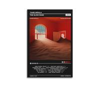 HXHDESIGN Tame Impala - Póster de The Slow Rush, impresiones musicales en lienzo para dormitorio, sala de estar, decoración de pared, 60 x 90 cm, estilo sin marco