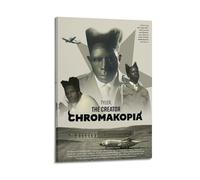 HXHDESIGN Tyler The Creator - Póster de Chromakopia, impresiones musicales en lienzo para dormitorio, sala de estar, decoración de pared, 50 x 75 cm, estilo marco