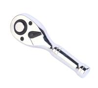 Hxhsgmeh 1 unids 3/8 pulgadas llave de trinquete de buje bidireccional mango corto mini herramientas de reparación manuales de automóviles