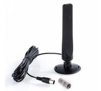Hxhsgmeh 1080P Antena de TV Digital Interior 1 unidades Booster Receptor de señal Activa Amplificador Antena TV HDTV Mini Antena DVB-T2 Instalación Fácil