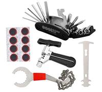 Hxhsgmeh 12 Piezas Serías Juegos de Herramientas de Reparación de Bicicletas Cortador de Cadena de Bicicleta Movimiento Soporte Removedor de Rueda Libre Removedor Extractor de Manivela