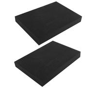 Hxhsgmeh 2 piezas de espuma separadora para caja de herramientas, inserto de espuma precortada, espumas de sombra de alta densidad 350x250x40mm