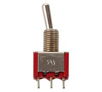 Hxhsgmeh 2 x AC 120V/5A 250V/2A 3 pines Interruptor unipolar bidireccional basculante