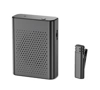 Hxhsgmeh Amplificador de Voz Inalámbrico con Micrófono de Solapa Inalámbrico, Altavoz Portátil para Profesores, Streaming, Aulas y Reuniones.
