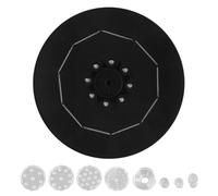 Hxhsgmeh Bomba solar LED 18cm con batería 3000 MAH 3,5 W 6 boquillas bomba para baño de pájaros jardín agua ciclismo