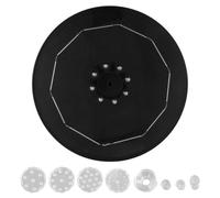 Hxhsgmeh - Bomba solar LED 21,5 cm con batería 5000 MAH 6,5 W 6 boquillas bomba para baño de pájaros jardín agua ciclismo