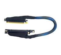 Hxhsgmeh Cable De Extensión De Tarjeta Gráfica Externa De Servidor PCI-E 4.0 X16 32 GB/S Para Cable GPU Servidor AI, 16AD4 Derecho Net Línea Instalación Fácil