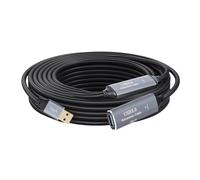 Hxhsgmeh Cable de extensión USB 3.0 con refuerzo USB 3.0 tipo A macho a A para ordenador portátil PC 5 m