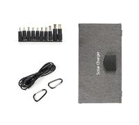 Hxhsgmeh Cargador solar portátil plegable impermeable kit de panel solar de 30 W para acampar al aire libre. Cargador de batería solar.