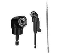 Hxhsgmeh Conjunto de extensión de taladro flexible y accesorios de taladro de ángulo recto de 105 grados - para zonas de difícil acceso, mejora del hábitat